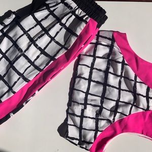 2 piece crop top and pants